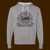 Black Sheep Brand Logo Hoodie black on grey