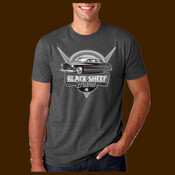Black Sheep Brand Vintage Hot Rod black tee