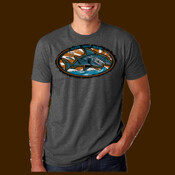 Black Sheep Brand Shark unisex tee