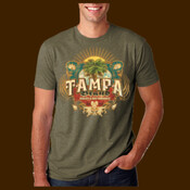 Tampa brand Vintage Palm Unisex Tee