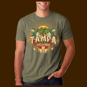 Tampa brand Vintage Palm Unisex Tee