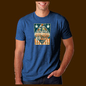 Vintage Creatives Flight School sign unisex tees