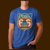 Vintage Creatives Road Sign unisex tee