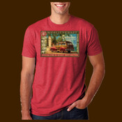 Outsider Brand Vintage Woody Surfer poster