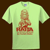 Rasta LawnCare Lion head Tee Red Unisex Tee