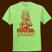 Rasta LawnCare Lion head Tee Red Unisex Tee
