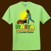 Rasta Lawn Care Mower Man Unisex Tee