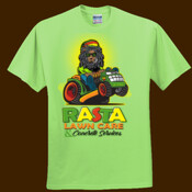 Rasta Lawn Care Lion head Full Color Unisex Tee