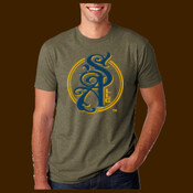 Sentinal Arms Circle 2color logo unisex tee