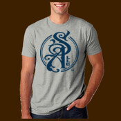 Sentinal Arms Circle Logo Navy unisex tee