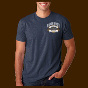 Atwill's Wagon Wheel festival tee left chest and full back