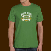 Atwill's Wagon Wheel festival tee left chest and full back navy 2