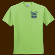 Fortney Construction & Remodeling left chest front and full back 1 color navy
