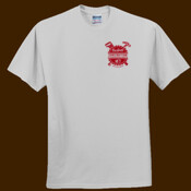 Fortney Construction & Remodeling left chest front and full back 1 color red