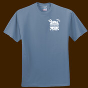 Fortney Construction & Remodeling left chest front and full back 1 color white
