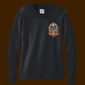 MNorth Huntress Big Rack Hunters Long Sleeve Tee left Chest and full back