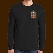 MNorth Huntress Big Rack Hunters Long Sleeve Tee left Chest and full back