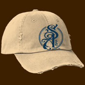 Sentinal Arms Circle Logo Navy distressed hat